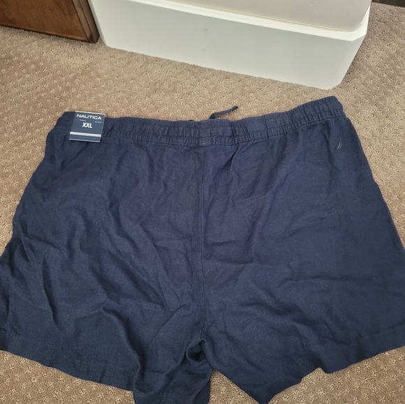 Nautica navy linen drawstring shorts XXL - Picture 2 of 3